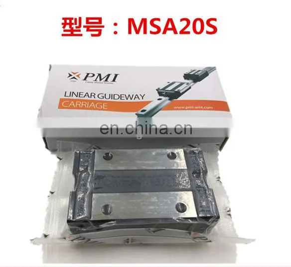 Original PMI Linear Guideway MSA15S MSA20S MSA25S MSA30S MSA35S MSA45S MSA55S MSA65SSSFCN Linear Guide Block photo-3