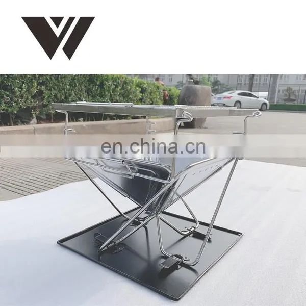 Folding BBQ Coal Grill Portable Bbq Grill Outdoor BBQ Grill Charcoal photo-5