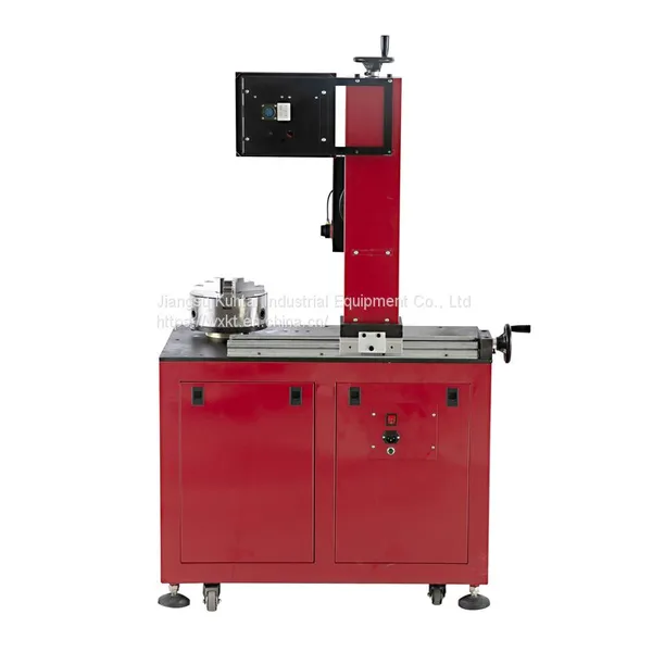 Flange Marking Engraving Machine Pneumatic Rotary Dot Peen Marking Machine photo-2