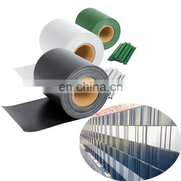 PVC Sichtschutz Streifen Doppelstabmatten Zaun Anthrazit Wind Sichtschutzfolie 450 Gramm photo-2