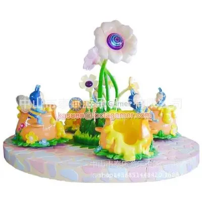 Sun Yat-sen Tai Lok Play Small Children Ride the Rotating Coffee Cup Self-control Rotary Rotary Entertainment Equipment Rotary Honeypot photo-3