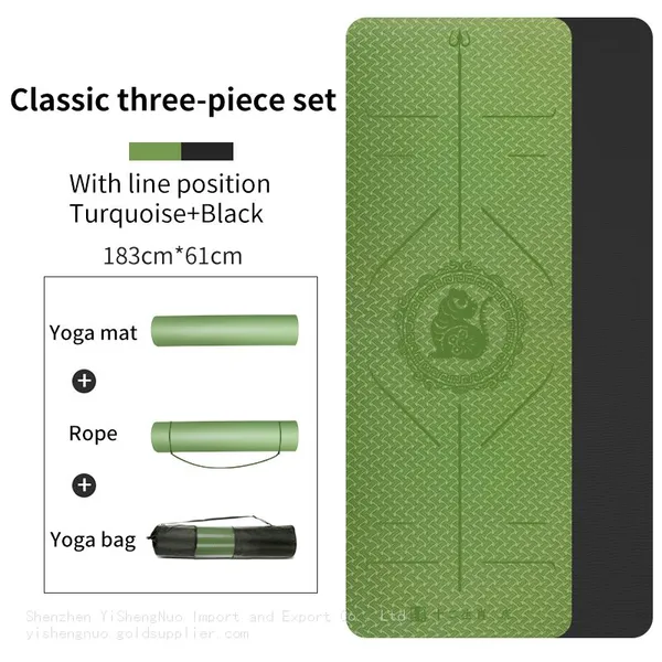 Professional Yoga Mat Anti-slip Fitness Home Best Tpe Yoga Mat photo-4
