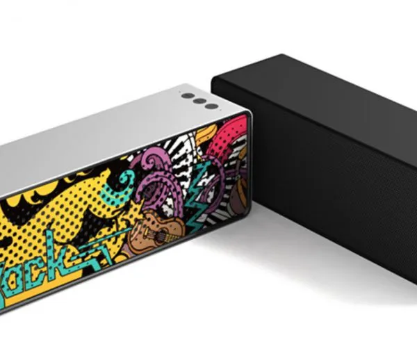 Find Factory F2 Creative Mini Wireless Audio Card Graffiti Paint Heavy Subwoofer New Bluetooth Speaker Wholesale photo-2
