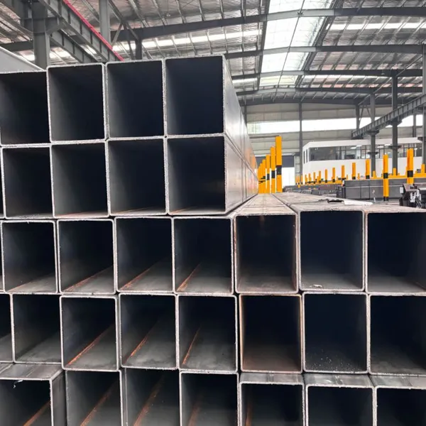 High Quality Q235 Q345 6m 12m Black Square Pipe Tube Iron Rectangular Pipe Tube Welded Galvanized Zinc Square Steel Tube Pipes photo-4