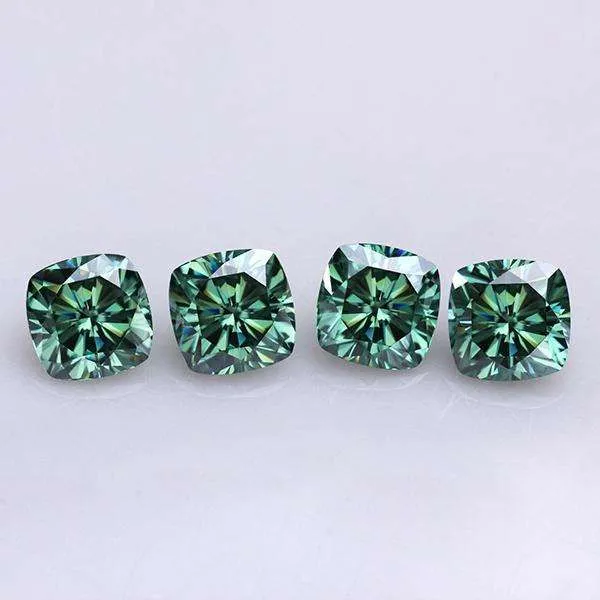 Wholesale Loose Colorful Oval Moissanite Diamond Pink Yellow Green Blue Color Moissanite With GRA Certificate