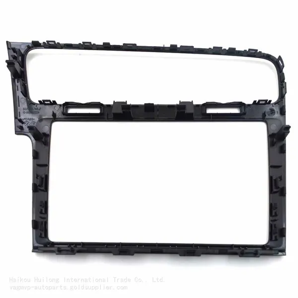 RHD 8 Inch / 9.2 Inch Piano Black MIB Frame Panel Decorative Frame For VW Golf MK7 MK7.5 MIB Screen Bezel photo-4