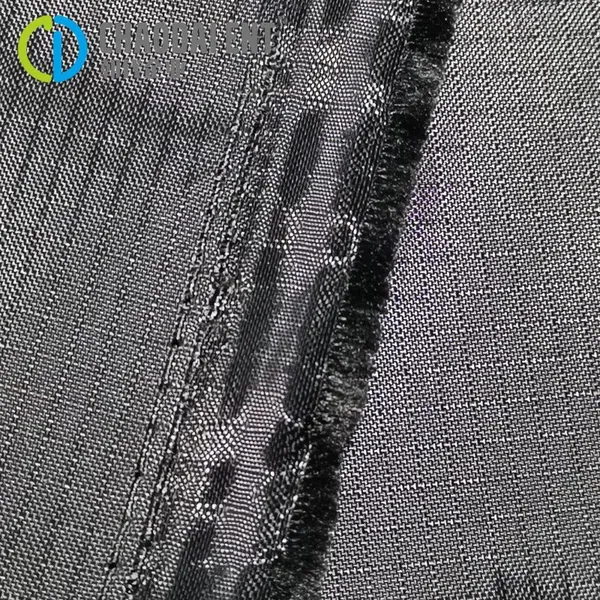 Eco-friendly 210D 100%RPET Recycled Polyester PU Coated Five-pointed Grid Oxford Fabric for Bag Luggage Tent photo-4