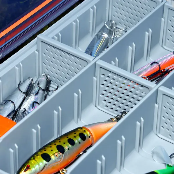 Fishing Tackle Box Waterproof Box Fishing Lure and Hooks Storage Water Resistant Utility Box photo-3
