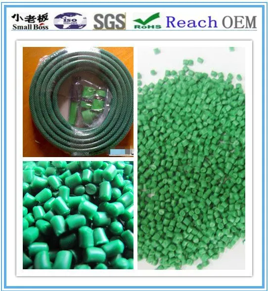 Soft Extrusion PVC Compound Crystal PVC Materials for Garden Hose Braided Flexible Hose Granules photo-3