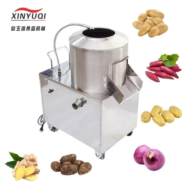 Automatic Potato Peeler Machine; Small Commercial Potato Skin Remover; Ginger Peeler and Washer; Sweet Potato Skin Remover; Olive Pe photo-1