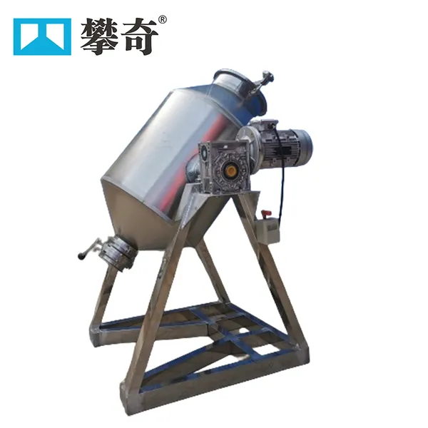 Double Cone Mixer Machine Herbs Spice Powder Mixer Dry Cassava Flour Mixer Machine photo-2