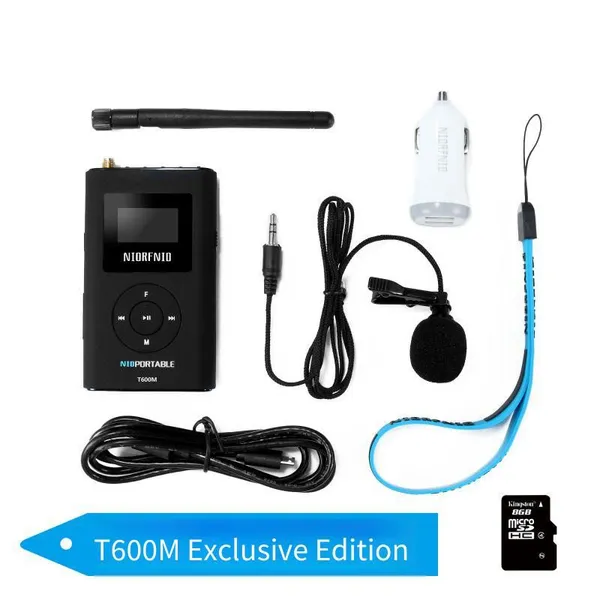 Supply 0.3w Handheld Portable Niorfniot300m Car Mp3 Portable fm Transmitter for Driving School Teaching Background Music With Near-cd Sound Quality photo-3