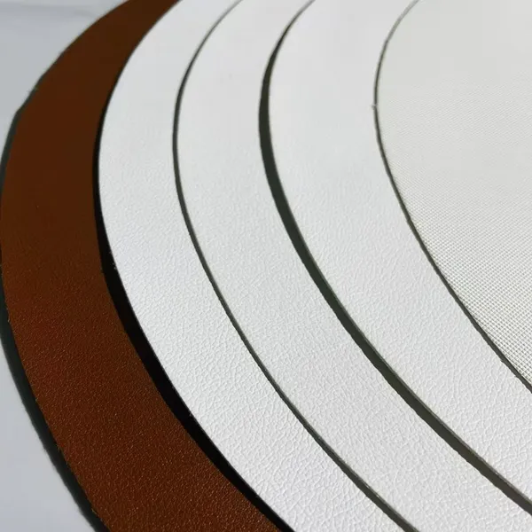 Faux Leather Placemats Set of 6 Waterproof Wipe Clean Heat Resistant Non-Slip Dining Table Mats for Home Kitchen Restaurant photo-2