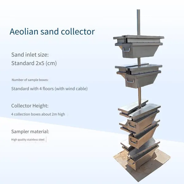 High-precision Gradient Sand Collection Box for Soil and Water Conservation in Wind Erosion Monitoring Station, Automatic Weather Station for Soil Desertification and Erosion Monitoring photo-3