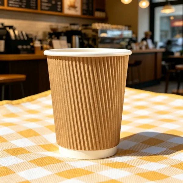 Temperaturwechselbeständige gewellte Kaffeetassen