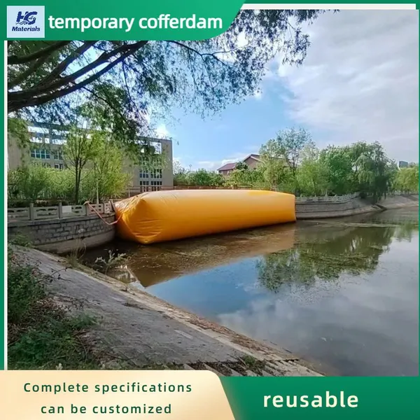 Multifunctional PVC Water Cofferdam Reusable Temporary Water Barrier For Aquatic Engineering Works photo-5