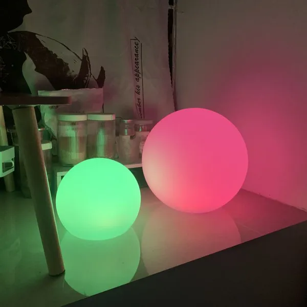 LED Plasma Ball Garden Solar Light Led Glow Swimming Pool Led Glow Ball Floating Light photo-3