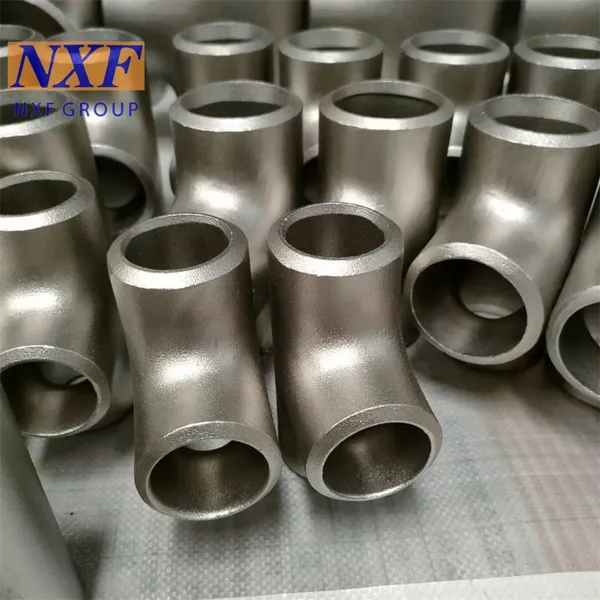 NXF UNS N10276 2.4819/NiMo16Cr15W/C276 OD DN15-1200 Nickel Alloy Butt Welding Straight or Reducing Tee photo-2