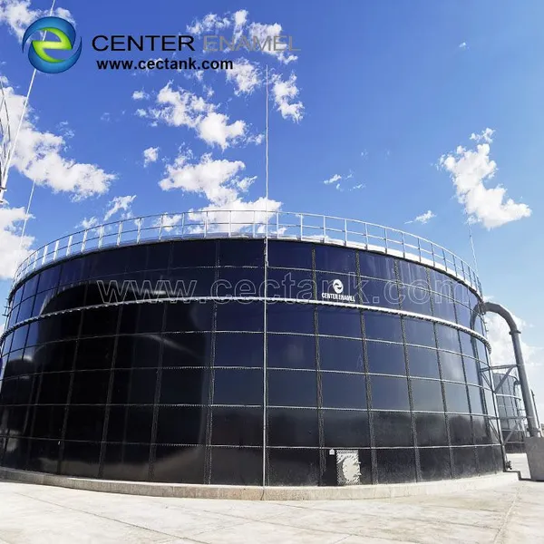 China Professional Supplier Round Anaerobic Digestion Biogas Tanks photo-2