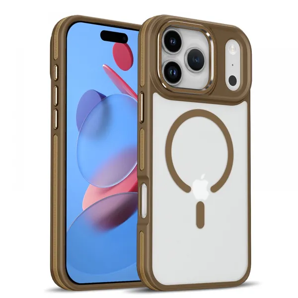 Suitable for iPhone17promax mobile phone case, new Apple 18pro all-inclusive high-end magnetic charging airbag anti-fall couple protective cover