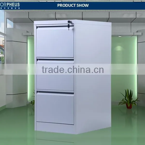 Office Furniture White Color Metal 3 Drawer Vertical Filing Cabinets photo-6