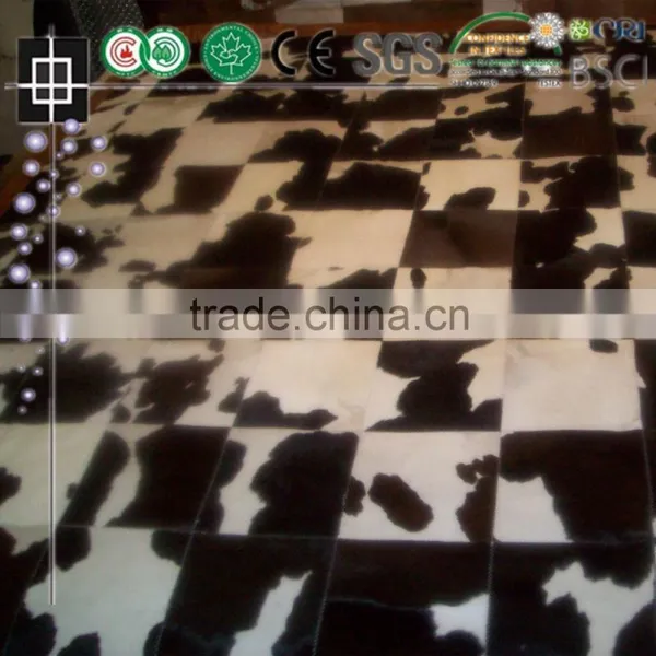 Morden Handmade Patchwork Cowhide Carpet photo-5