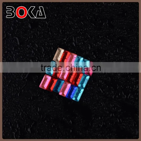 Retro Crystal no Hot Fix Rhinestone for Mobile Phone Patch Decoration Faceted Glass Stones photo-3