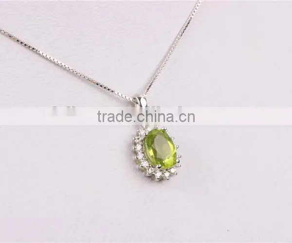 Luxurious American 18k White Gold Diamond Jewelry Fashion Necklace photo-2