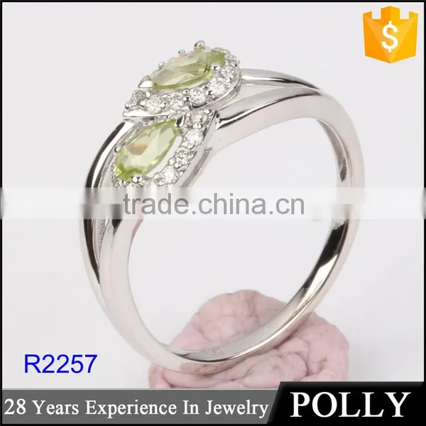 Custom Silver Big Stone Sample Wedding Ring Designs for Women photo-3
