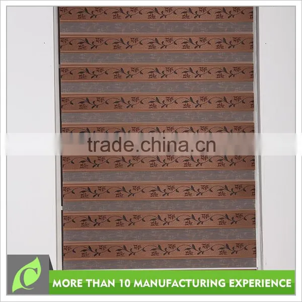 Top Sale Factory Wholesale Transparent Color Blind Jacquard Zebra Blind