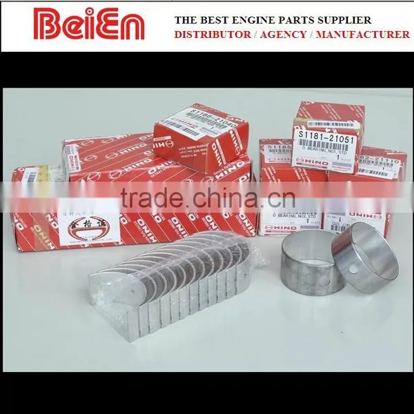 Engine bearings - main bearing/conrod bearing for construction engine