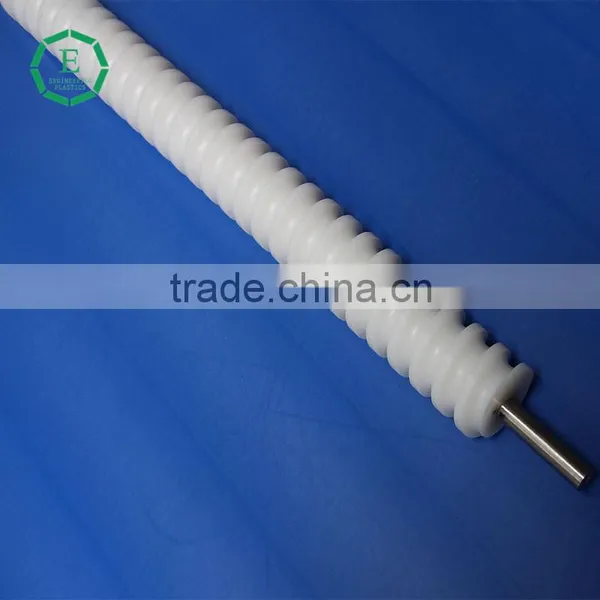 High Quality Cnc Machined Plastic Uhmw-pe Transporting Screw photo-6