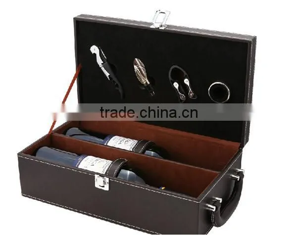 2015 Hot New High Quality Leather Wine Holders photo-3