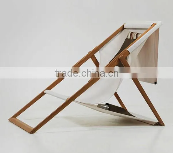 XZ Shape Folding Wooden Light Weight Beach Chair photo-4