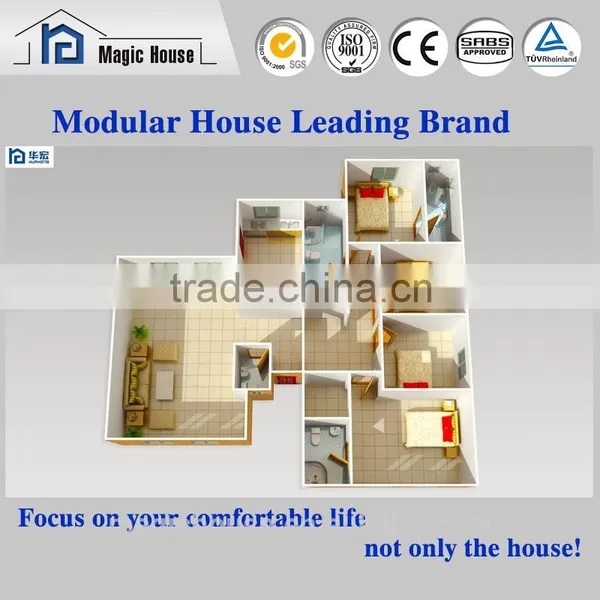 China Economic Simple Prefab Prefabricated Concrete Houses/china Made Foam Cement Panel Home Prefabricated photo-2