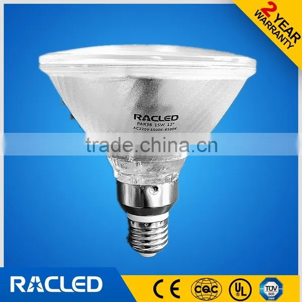 china product par38 LED lights 18W glass material spotlight warm white
