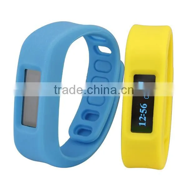 Bluetooth StopWatch Pedometer Standby Fitness Wristband Healthy Bracelet