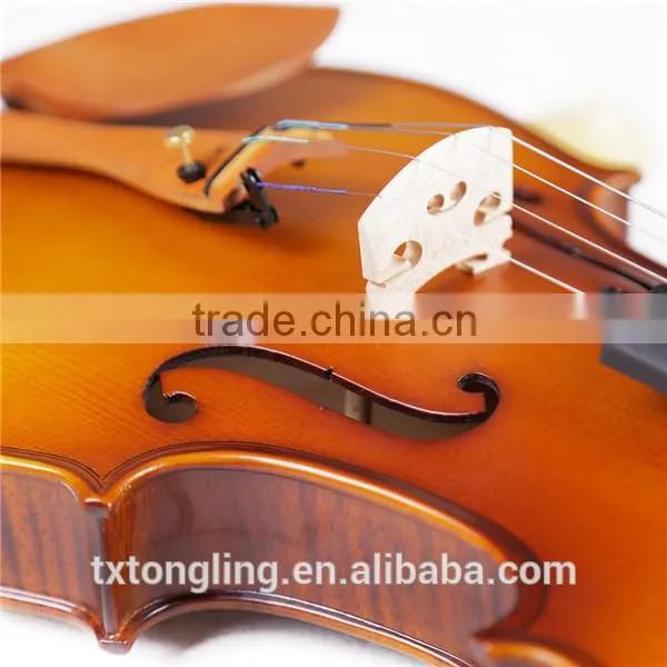 Popular Handmade Art Flamed Tongling Student Violin photo-5