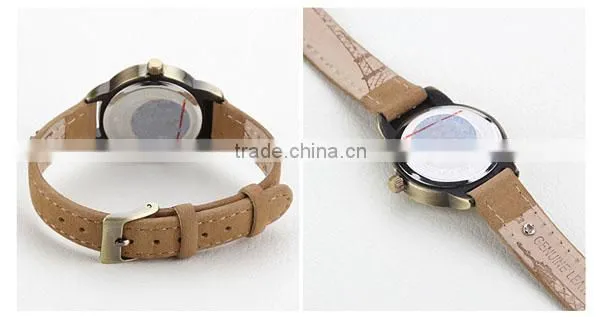 Fashion Cute Cat Small Case Leather Watches for Teenagers photo-2