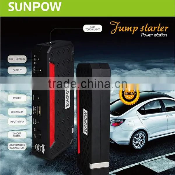 Sunpow Hot Sale 13600mAh Electric Car Lithium Ion Battery Jump Starter photo-4