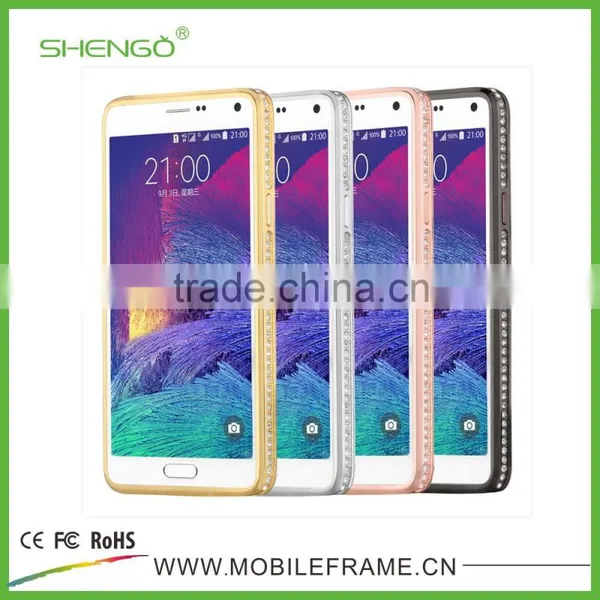 Diamond and Metal Phone Cases for Samsung Note 4 photo-5