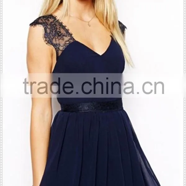 OEM Ladies Lace Dress Design High Quality Polished Lace Dress Quality Choice photo-2