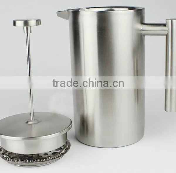 304 Double Wall Stainless Steel French Coffee Press/Tea Maker/ Coffee Plunger / French Press