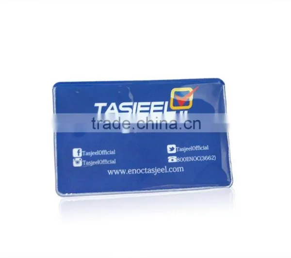 9x6cm Transparant PVC ID Card Holder photo-4