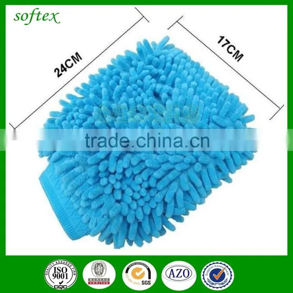 Microfiber Car Wash Mitt Chenille Glove Wash Car photo-3