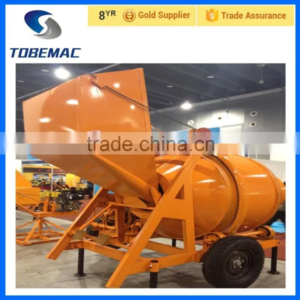 2015 TOBEMAC Concrete Mixer With Wire Hopper JZG 350 photo-3