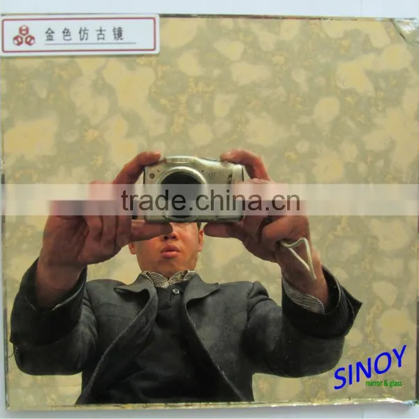 4mm- 6mm Decorative Reprodution Antique Mirror Glass for Home and Commercial Decoration Use photo-6