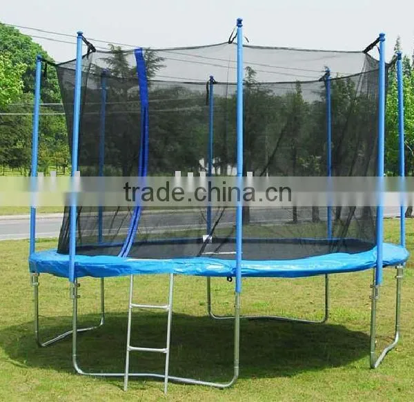 12FT Professional Outdoor Trampoline With Safety Enclosure Combo