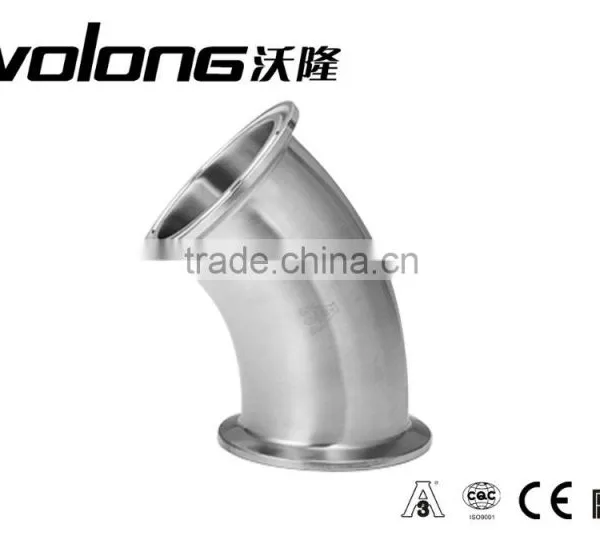 Stainless Steel Sanitary Pipe Fittings& Clamp Elbow photo-2