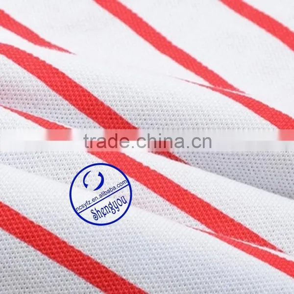 Custom Striped T-shirt Wholesale Polo Shirt photo-6